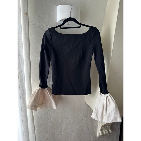 STAUD Tops - STAUD Paige Top Black Ivory XS